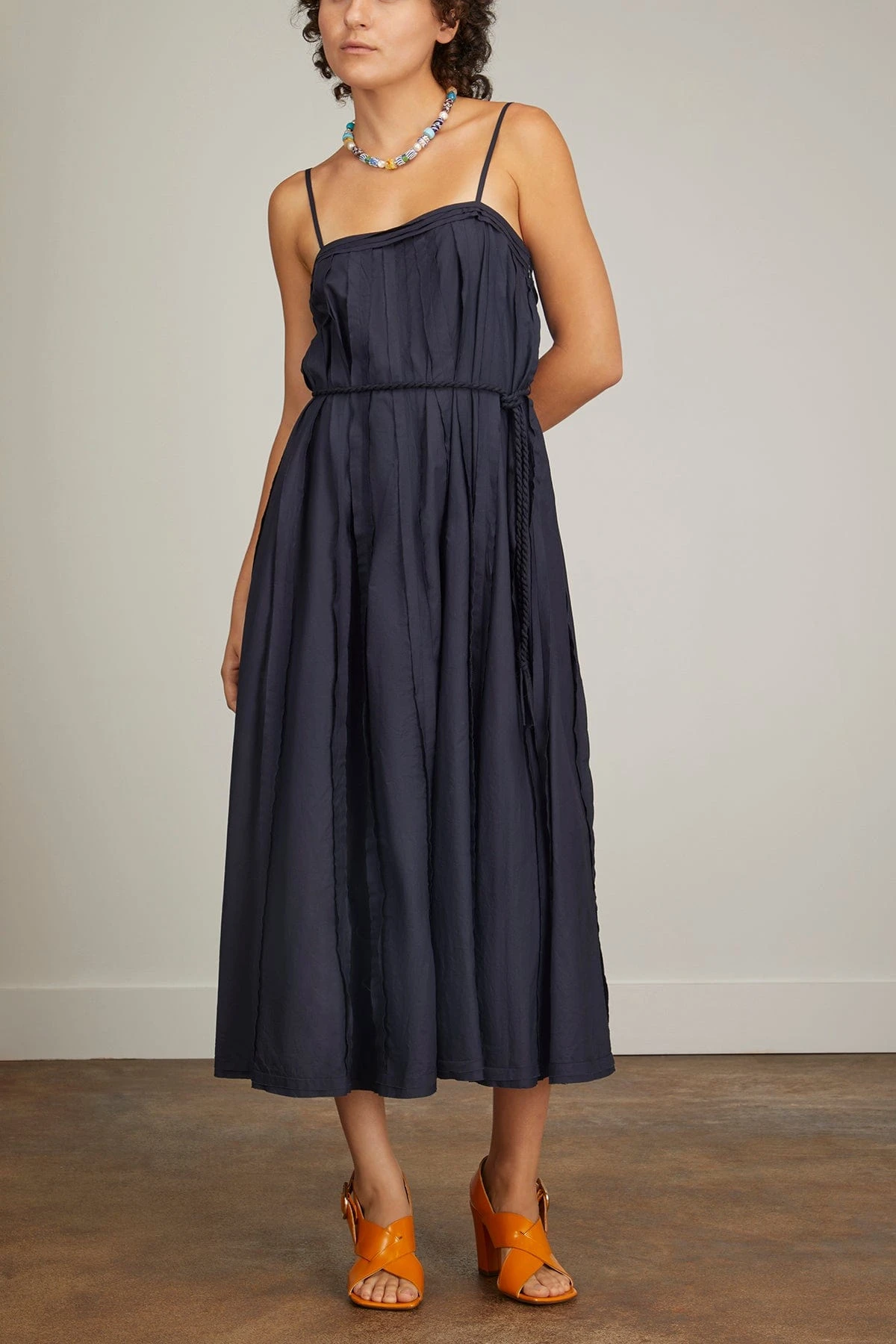 ULLA JOHNSON Leela Dress In Midnight 5 ULLA JOHNSON Leela Dress In Midnight - Image 3