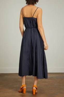 ULLA JOHNSON Leela Dress In Midnight 9 ULLA JOHNSON Leela Dress In Midnight -DOROTHE Clothing Shop ullajohnson LeelaDressinMidnight 3