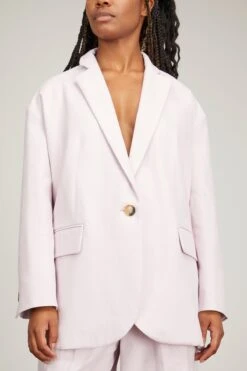 Vanessa Bruno Virginia Blazer In Rose Poudre 8 Vanessa Bruno Virginia Blazer In Rose Poudre -DOROTHE Clothing Shop vanessabruno VirginiaBlazerinRosePoudre 2