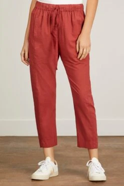 Draper Pant In Brick Red -DOROTHE Clothing Shop xirena DraperPantinBrickRed 2