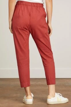 Draper Pant In Brick Red -DOROTHE Clothing Shop xirena DraperPantinBrickRed 3