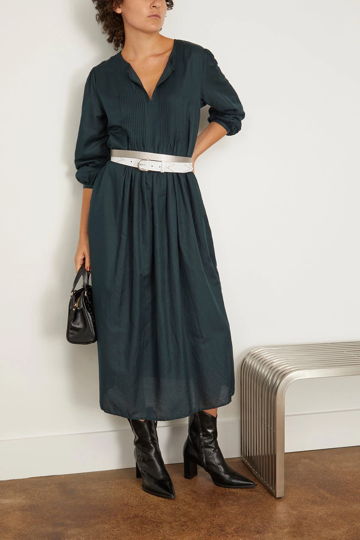 Marta Dress In Dark Teal 4 Marta Dress In Dark Teal - Image 2