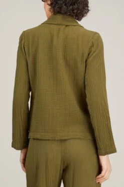 Cullen Jacket In Basil -DOROTHE Clothing Shop xirena cullen jacket in basil 3