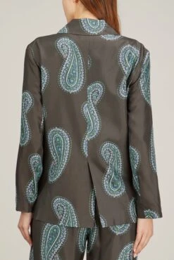 Rowe Blazer In Black Paisley 9 Rowe Blazer In Black Paisley -DOROTHE Clothing Shop xirena rowe blazer in black paisley 3