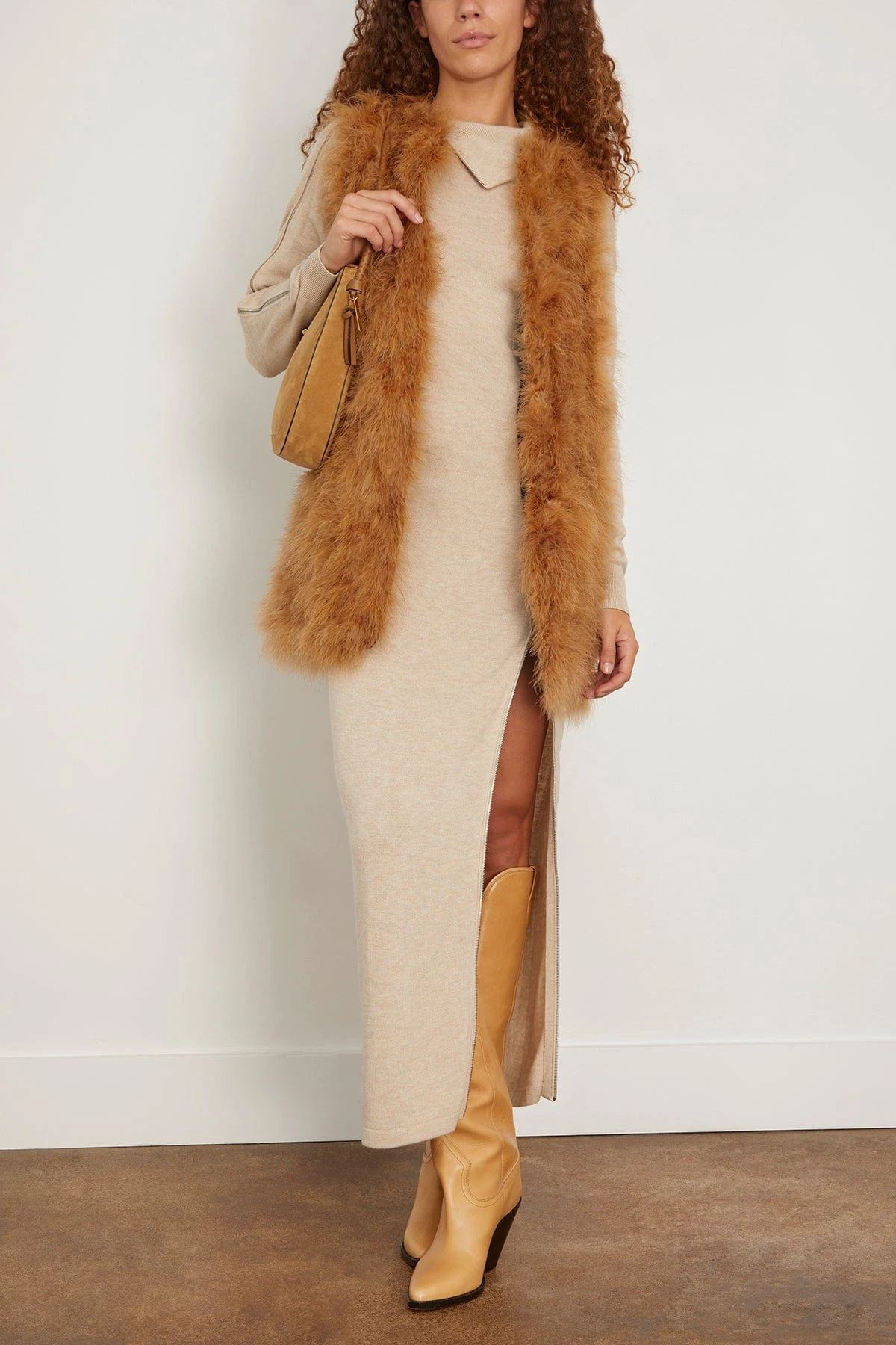 Feathers Vest In Madeleine 4 Feathers Vest In Madeleine - Image 2