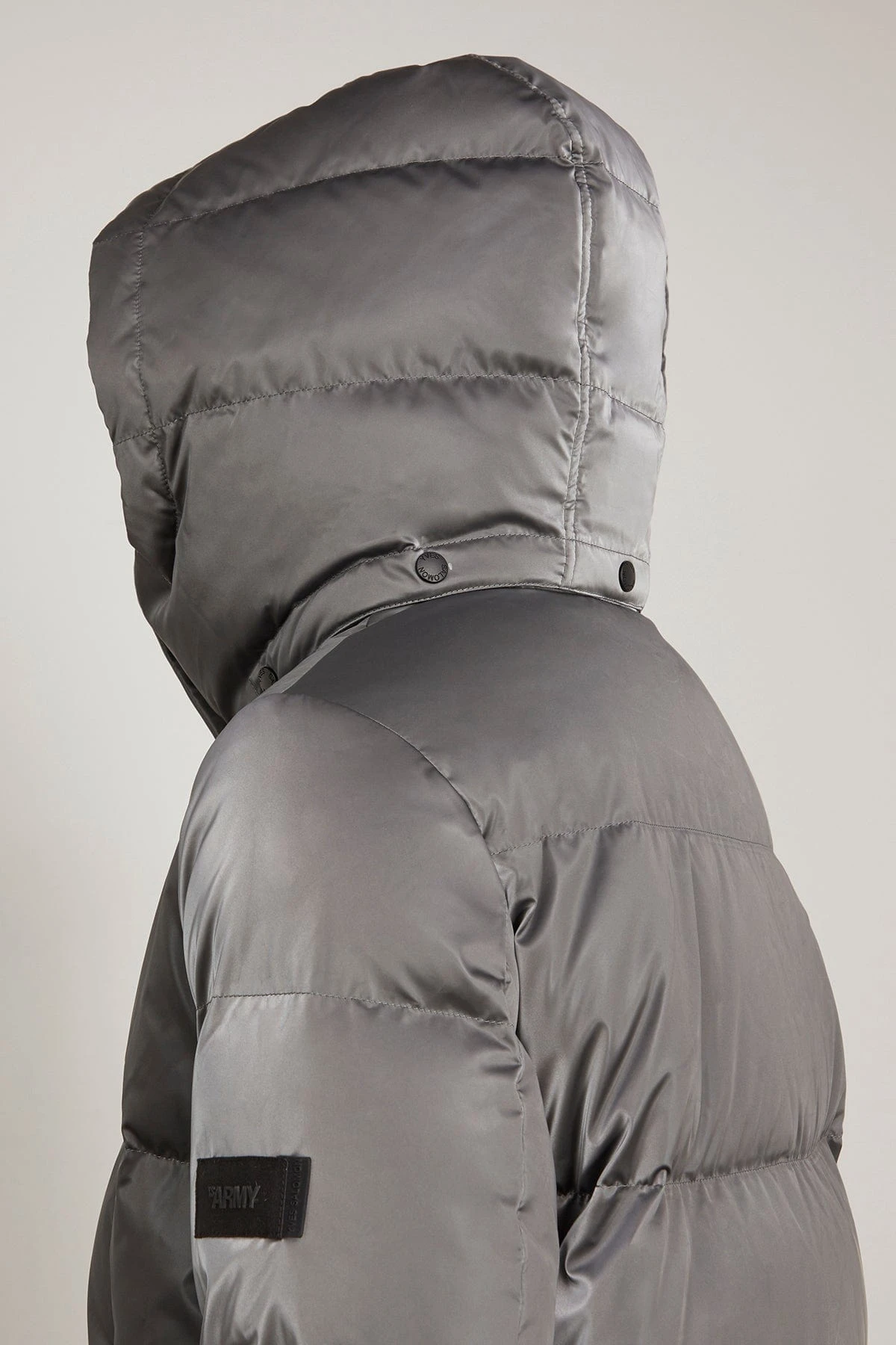 Irise Down Coat With Lamb Trim In Basalte 8 Irise Down Coat With Lamb Trim In Basalte - Image 6